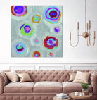 Frolic I Crop by Portfolio on GIANT ART - pink abstract