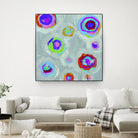Frolic I Crop by Portfolio on GIANT ART - pink abstract