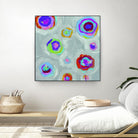 Frolic I Crop by Portfolio on GIANT ART - pink abstract