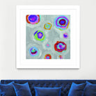 Frolic I Crop by Portfolio on GIANT ART - pink abstract