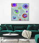 Frolic I Crop by Portfolio on GIANT ART - pink abstract