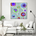 Frolic I Crop by Portfolio on GIANT ART - pink abstract
