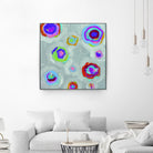 Frolic I Crop by Portfolio on GIANT ART - pink abstract