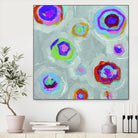 Frolic I Crop by Portfolio on GIANT ART - pink abstract