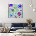 Frolic I Crop by Portfolio on GIANT ART - pink abstract