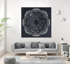 Night Sky Zodiac by Sara Zieve Miller on GIANT ART - grey maps