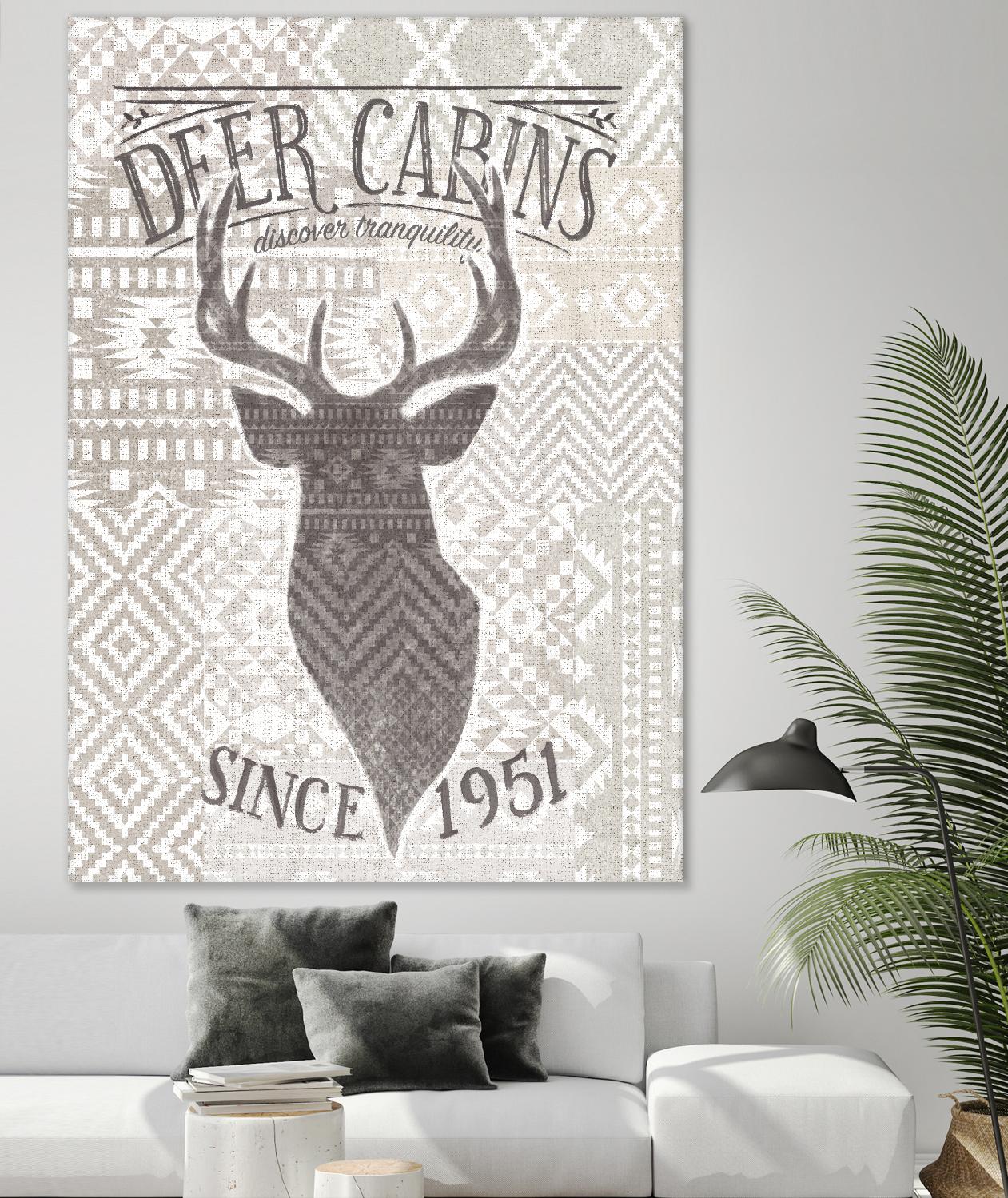 Soft Lodge VI by Janelle Penner on GIANT ART - beige country look