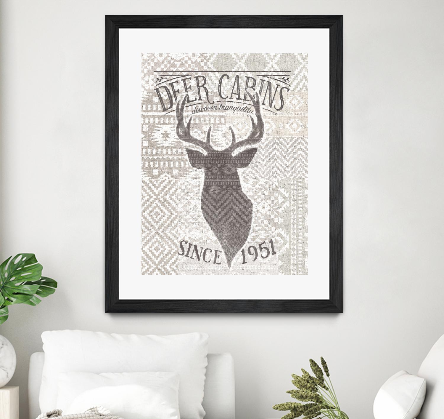 Soft Lodge VI by Janelle Penner on GIANT ART - beige country look