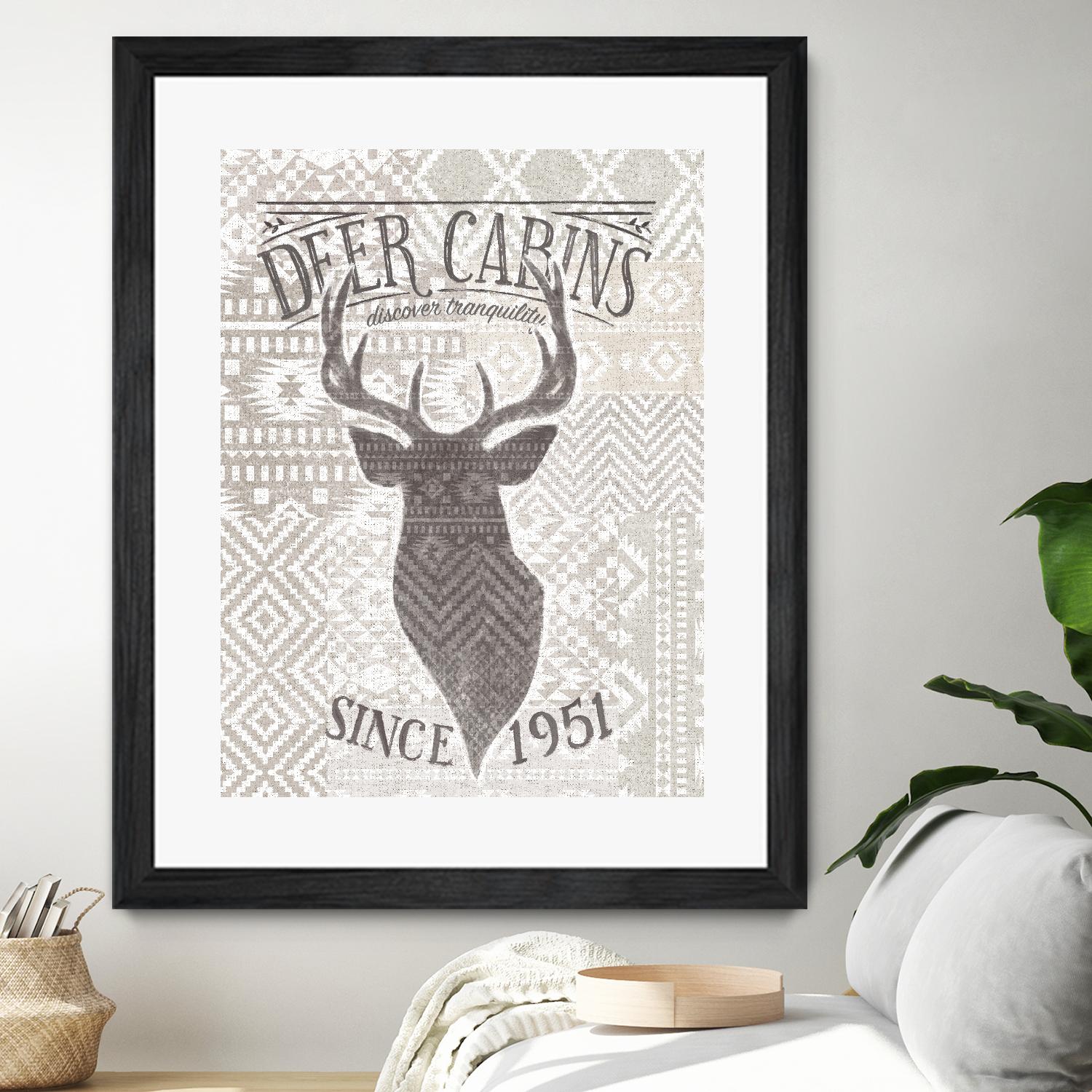 Soft Lodge VI by Janelle Penner on GIANT ART - beige country look