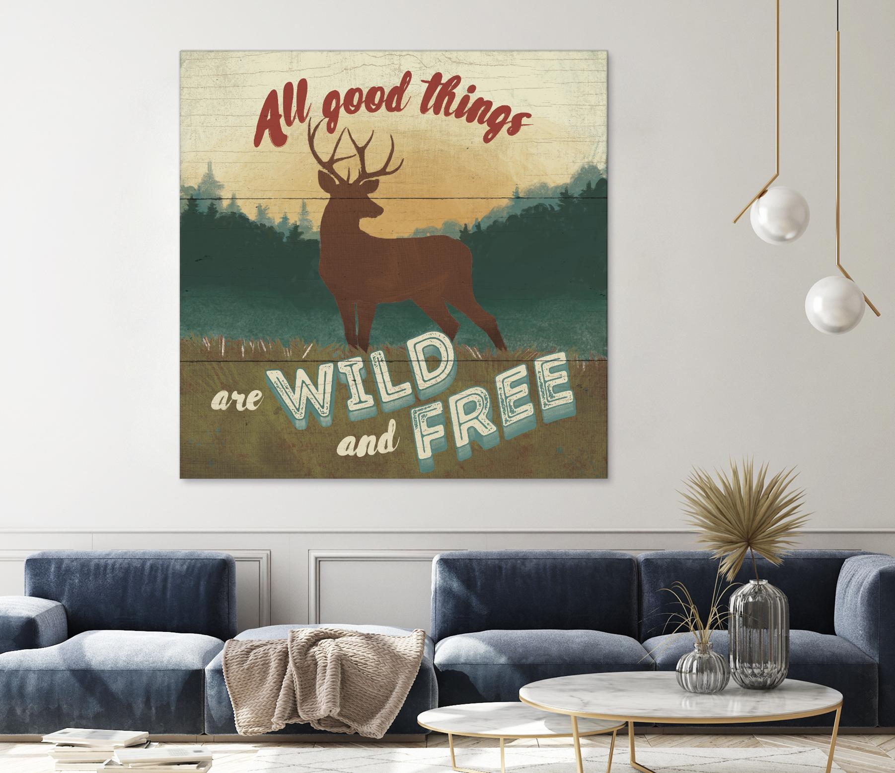 Discover the Wild VI by Janelle Penner on GIANT ART - green country look