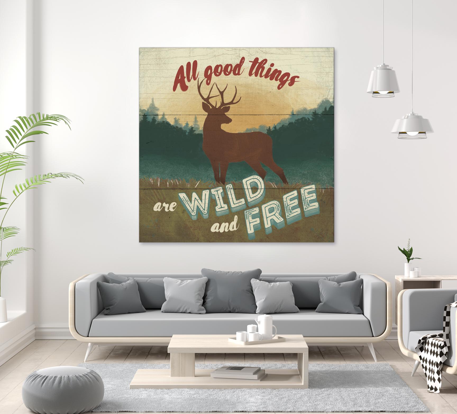 Discover the Wild VI by Janelle Penner on GIANT ART - green country look