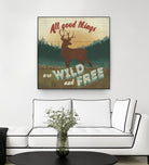 Discover the Wild VI by Janelle Penner on GIANT ART - green country look