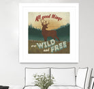 Discover the Wild VI by Janelle Penner on GIANT ART - green country look