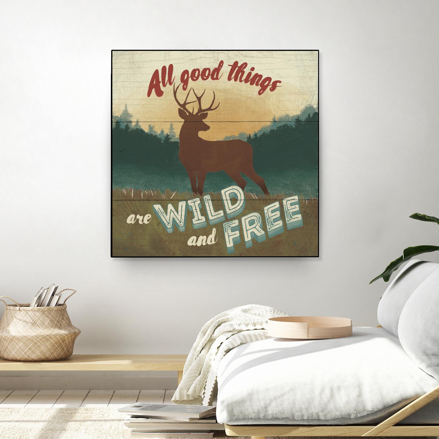 Discover the Wild VI by Janelle Penner on GIANT ART - green country look