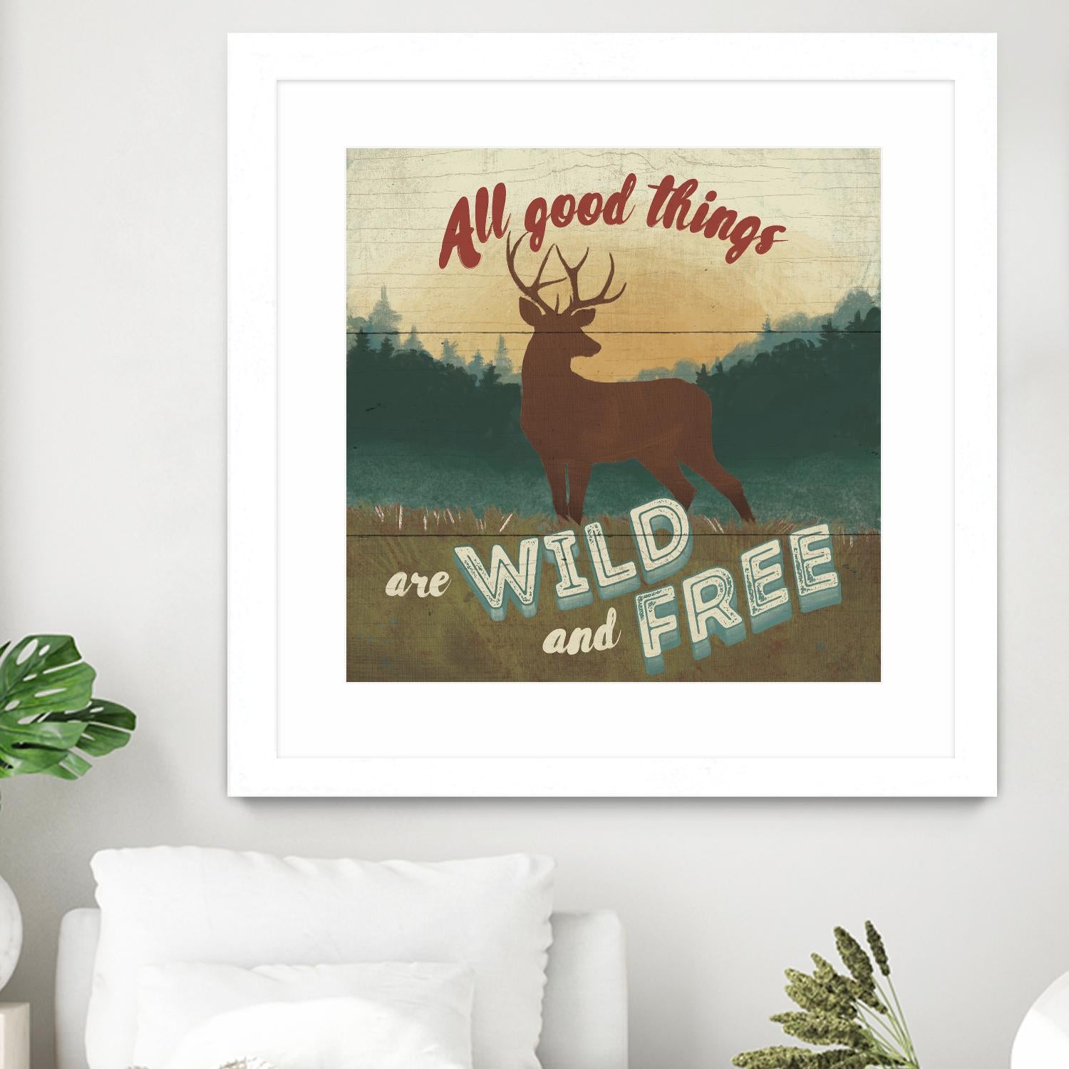 Discover the Wild VI by Janelle Penner on GIANT ART - green country look