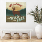 Discover the Wild VI by Janelle Penner on GIANT ART - green country look