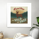Discover the Wild VI by Janelle Penner on GIANT ART - green country look
