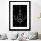 Ornamental Metal Work Chandelier by Portfolio on GIANT ART - grey interior