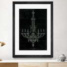 Ornamental Metal Work Chandelier by Portfolio on GIANT ART - grey interior