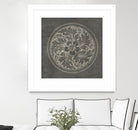 Rosette II Gray by Portfolio on GIANT ART - grey contemporary