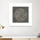 Rosette II Gray by Portfolio on GIANT ART - grey contemporary