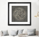 Rosette II Gray by Portfolio on GIANT ART - grey contemporary