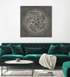 Rosette II Gray by Portfolio on GIANT ART - grey contemporary