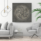 Rosette II Gray by Portfolio on GIANT ART - grey contemporary