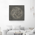 Rosette II Gray by Portfolio on GIANT ART - grey contemporary