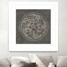 Rosette II Gray by Portfolio on GIANT ART - grey contemporary