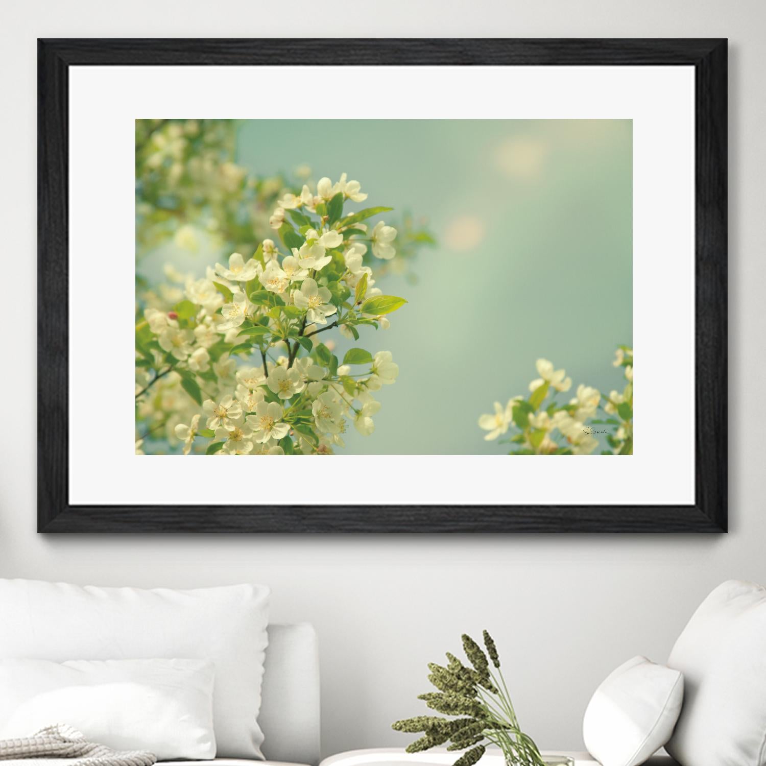 Spring Beauty I by Sue Schlabach on GIANT ART - white floral