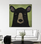 The Black Bear by Ryan Fowler on GIANT ART - green animals
