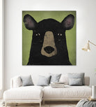 The Black Bear by Ryan Fowler on GIANT ART - green animals