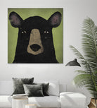 The Black Bear by Ryan Fowler on GIANT ART - green animals