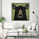 The Black Bear by Ryan Fowler on GIANT ART - green animals