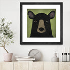 The Black Bear by Ryan Fowler on GIANT ART - green animals