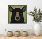 The Black Bear by Ryan Fowler on GIANT ART - green animals
