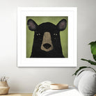 The Black Bear by Ryan Fowler on GIANT ART - green animals