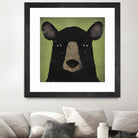 The Black Bear by Ryan Fowler on GIANT ART - green animals