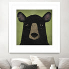 The Black Bear by Ryan Fowler on GIANT ART - green animals