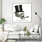 Dandy Bones III by Sue Schlabach on GIANT ART - white vintage