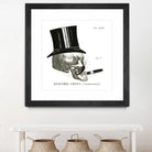 Dandy Bones III by Sue Schlabach on GIANT ART - white vintage