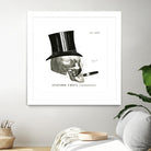 Dandy Bones III by Sue Schlabach on GIANT ART - white vintage