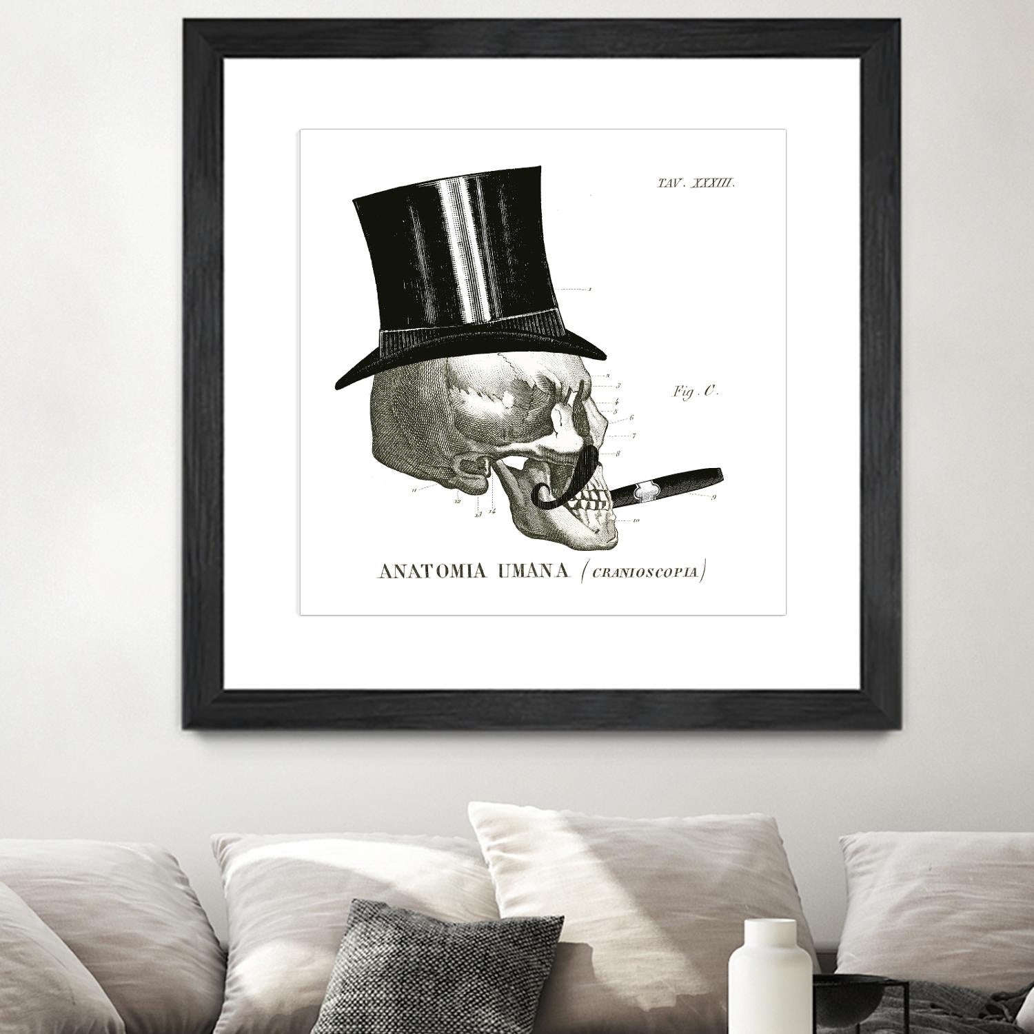 Dandy Bones III by Sue Schlabach on GIANT ART - white vintage