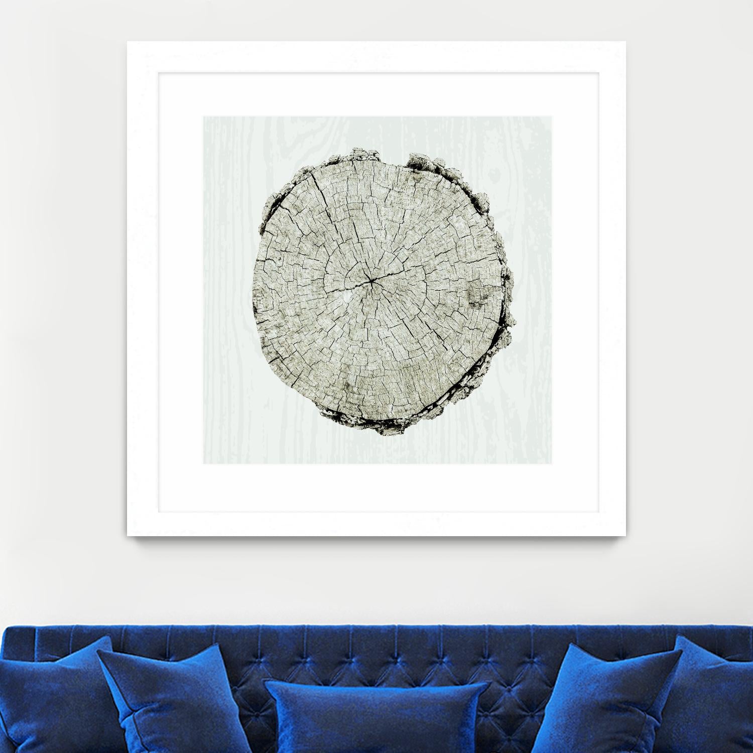 Woodland Years II by Sue Schlabach on GIANT ART - beige trees