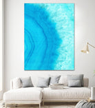Agate Geode II by Portfolio on GIANT ART - blue contemporary