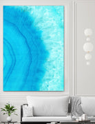 Agate Geode II by Portfolio on GIANT ART - blue contemporary