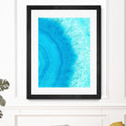 Agate Geode II by Portfolio on GIANT ART - blue contemporary