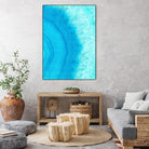 Agate Geode II by Portfolio on GIANT ART - blue contemporary