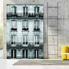 Across the Street II by Laura Marshall on GIANT ART - black architectural